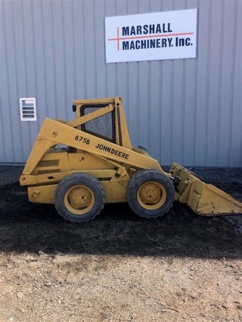 used john deere 675b skid steer